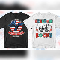 4th of July 50 Vector T-shirt Designs Bundle Part 2