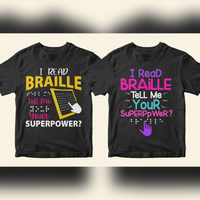 Braille Day 50 Editable T shirt Designs Bundle Part 1