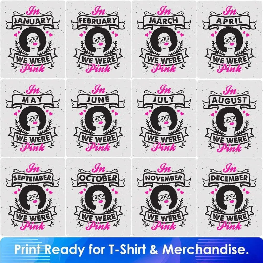 Afro 50 Editable T shirt Designs Bundle Part 2